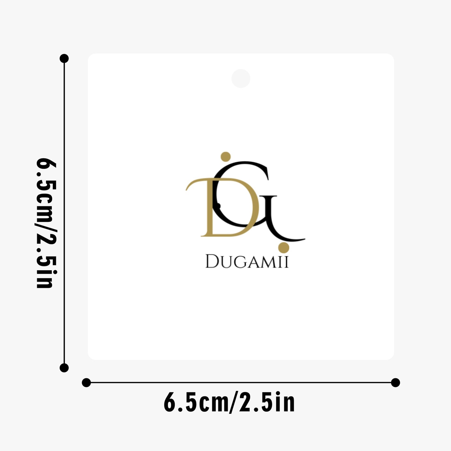 DuGamii Original Unisex Short Sleeve T-Shirt With Black And Gold Logo