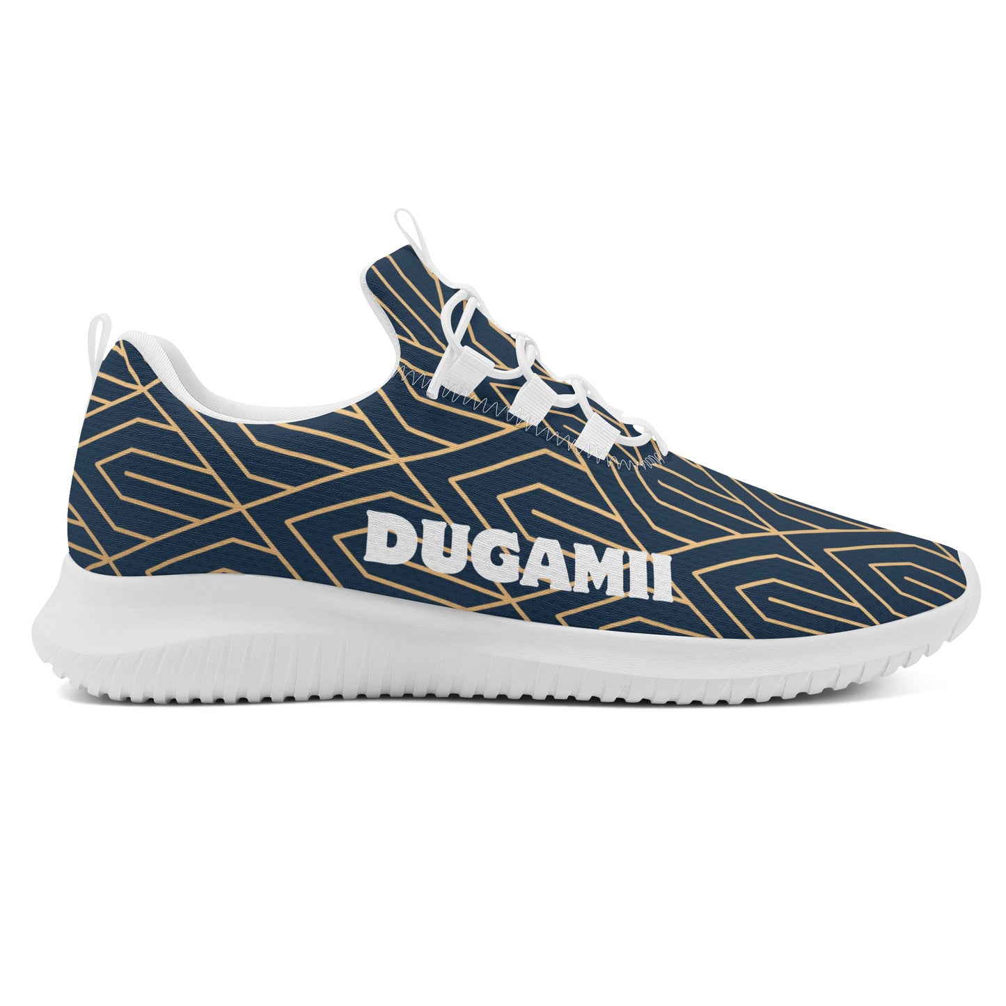 DuGamii Womens Lace Up Running Shoes