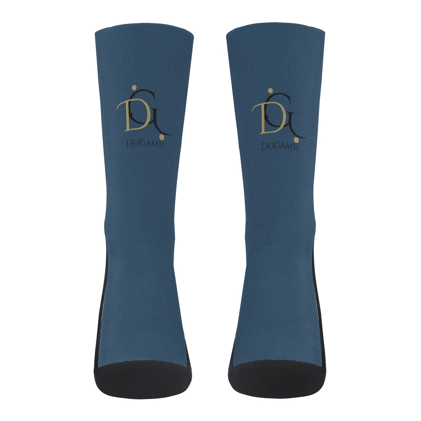 Unsex DuGamii Logo Printed Crew Socks