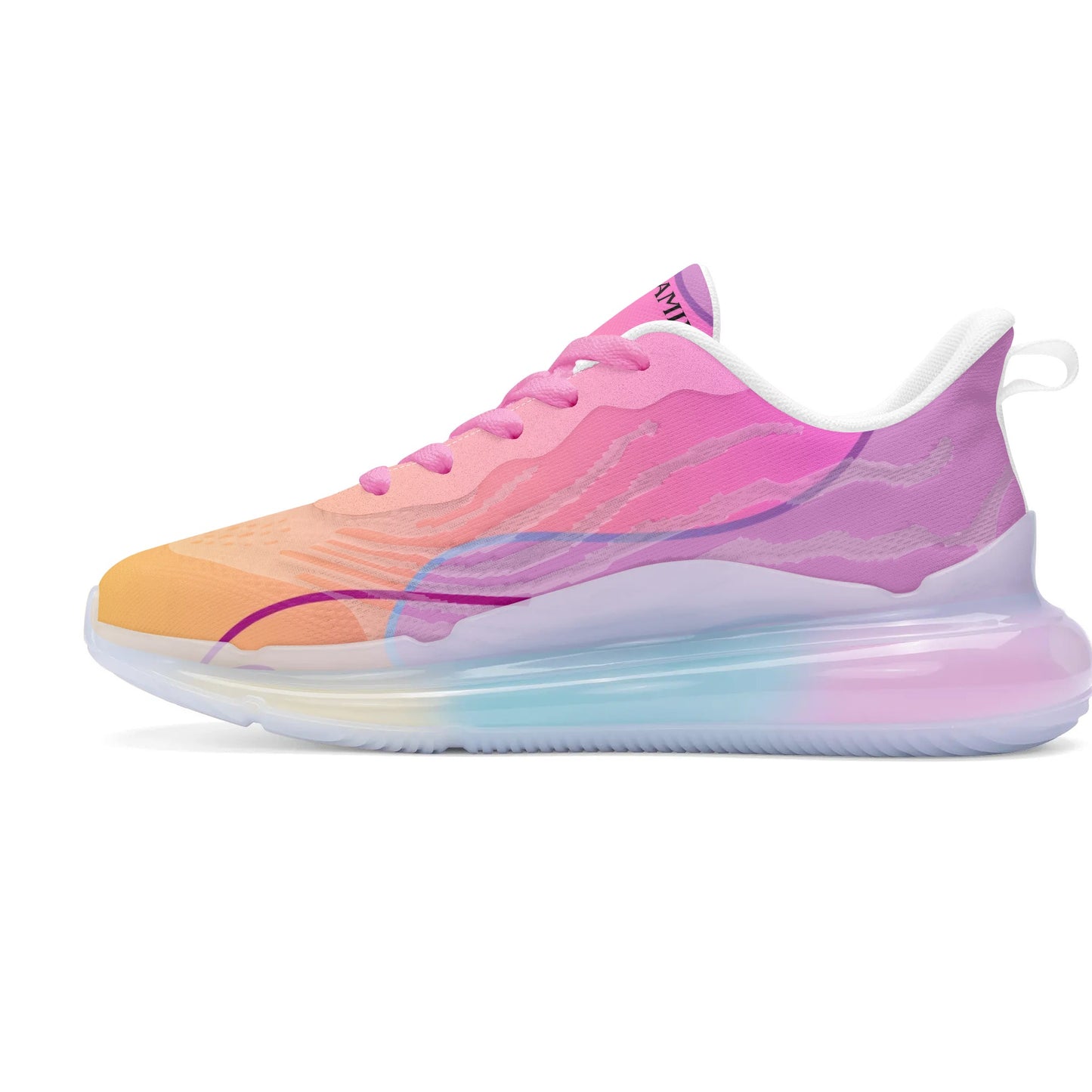 Womens DuGamii Rainbow Atmospheric Cushion Running Sneakers