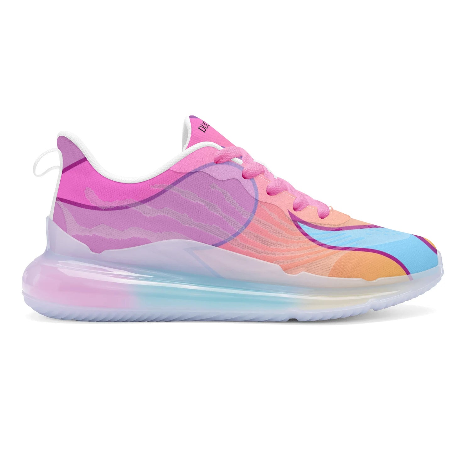 Womens DuGamii Rainbow Atmospheric Cushion Running Sneakers