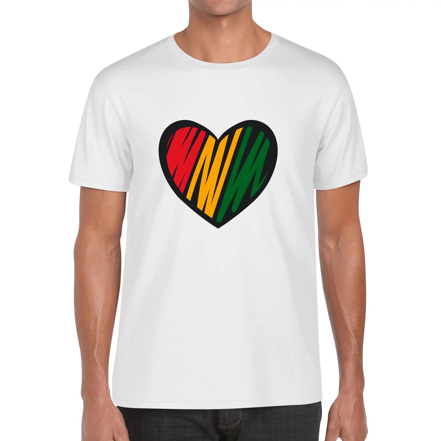 Mens DuGamii Heart Of Africa Cotton T-Shirt