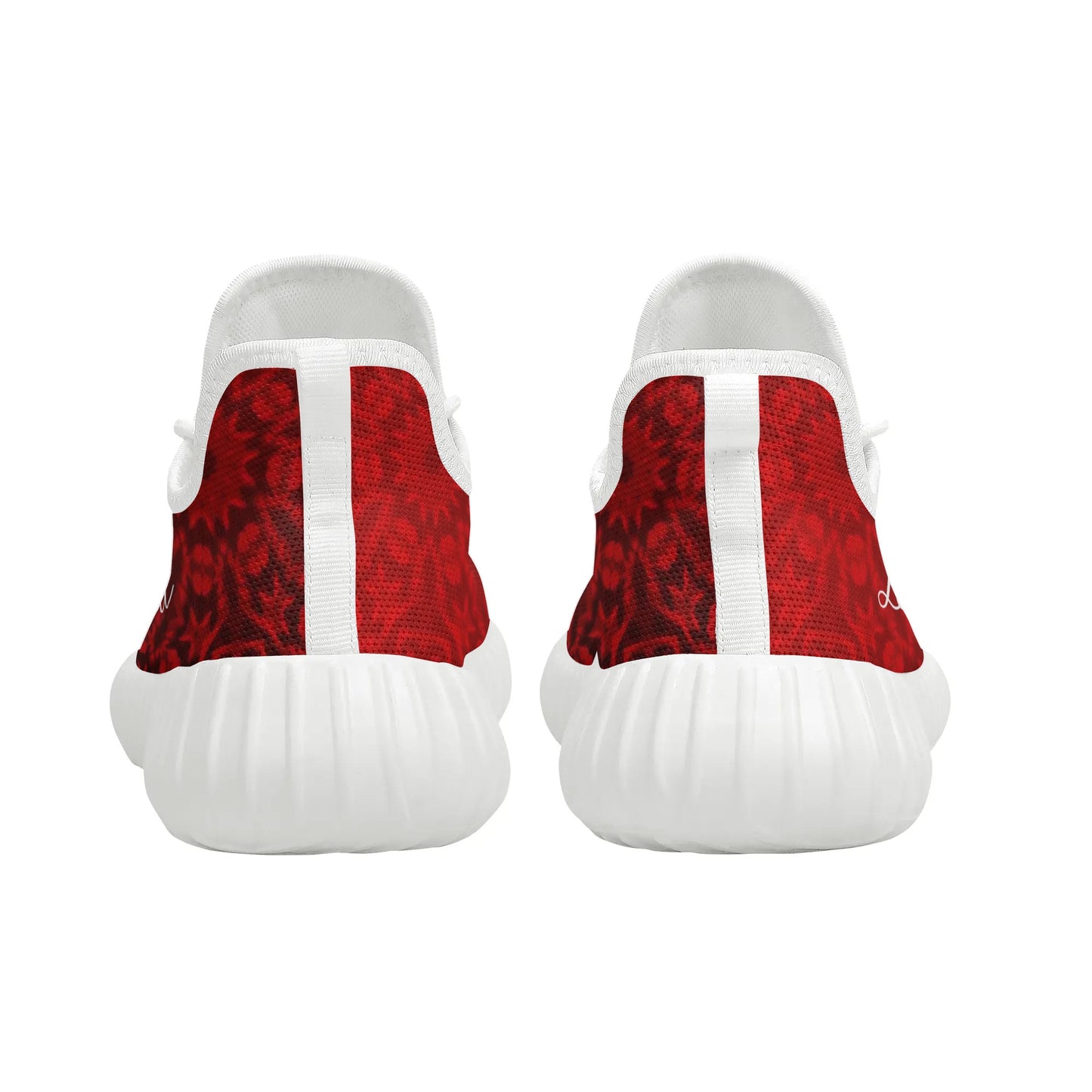 Mens DuGamii Red Knight Mesh Knit Sneakers