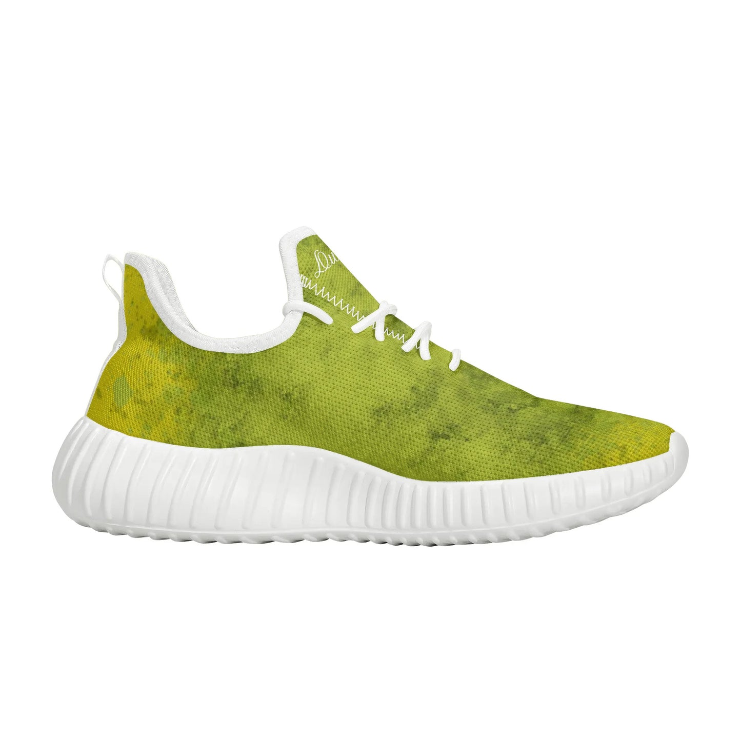 Mens DuGamii Sour Green Apple Mesh Knit Sneakers