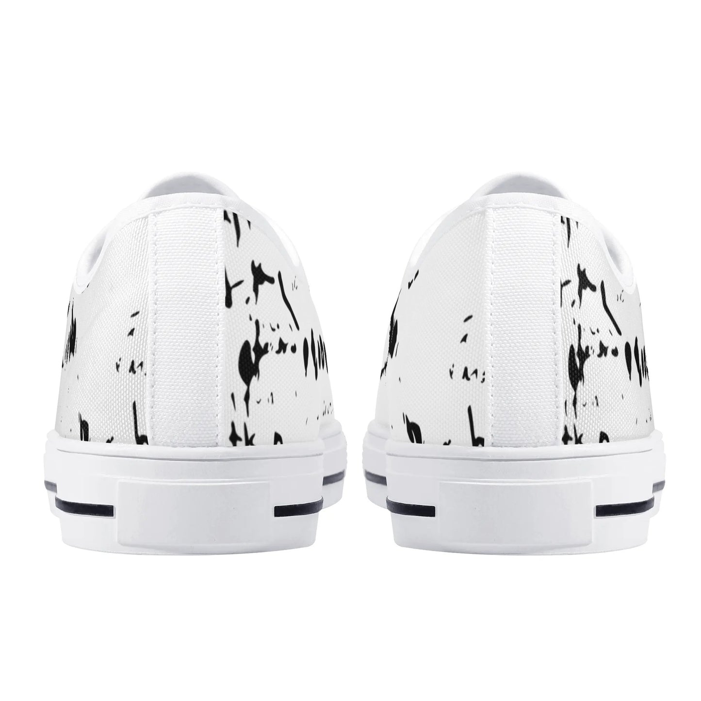 Mens DuGamii High Top Canvas Shoes With Word Art