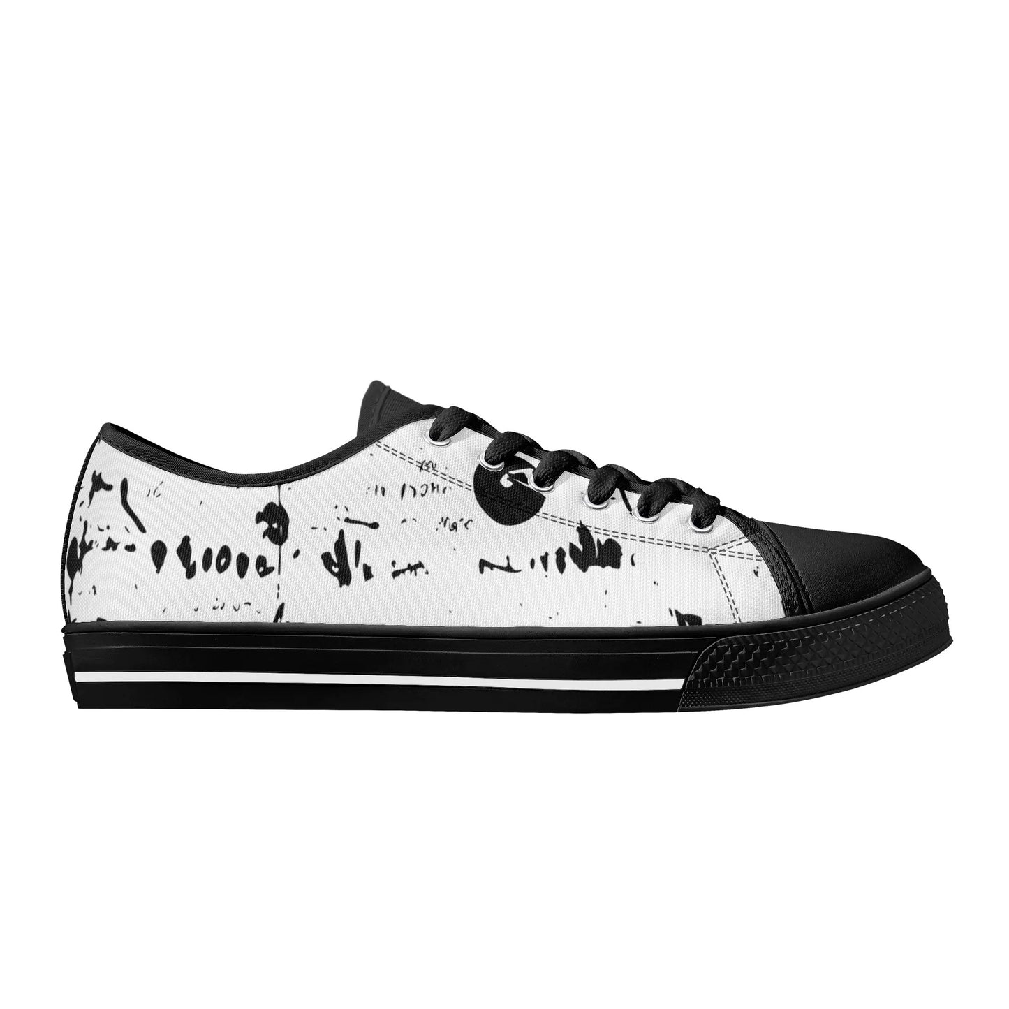 Mens DuGamii High Top Canvas Shoes With Word Art