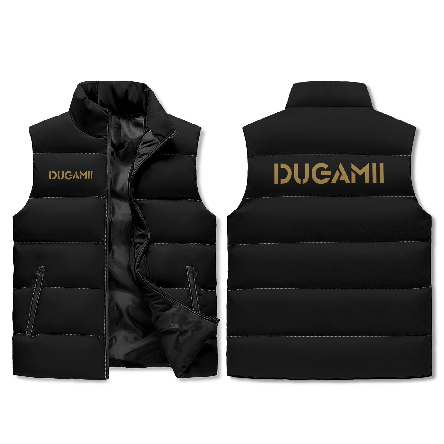 DuGamii Unisex Lightweight Zip Up Puffer Vest