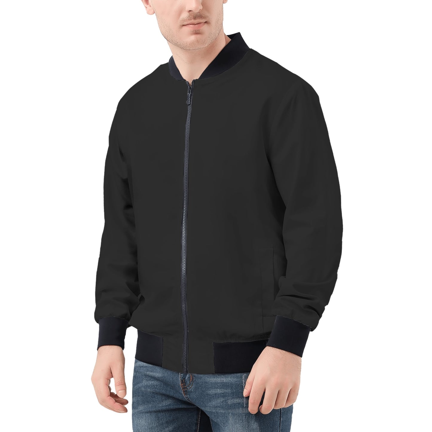 DuGamii Mens Zip Up Bomber Jacket