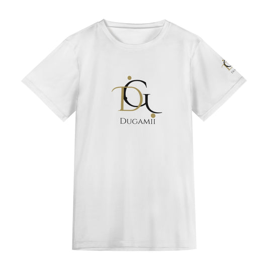 DuGamii Original Unisex Short Sleeve T-Shirt With Black And Gold Logo