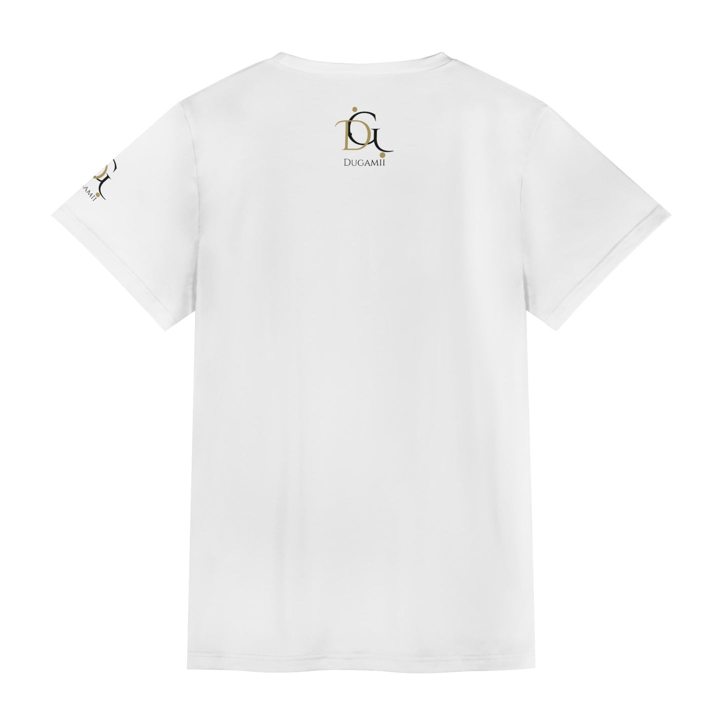 DuGamii Original Unisex Short Sleeve T-Shirt With Black And Gold Logo