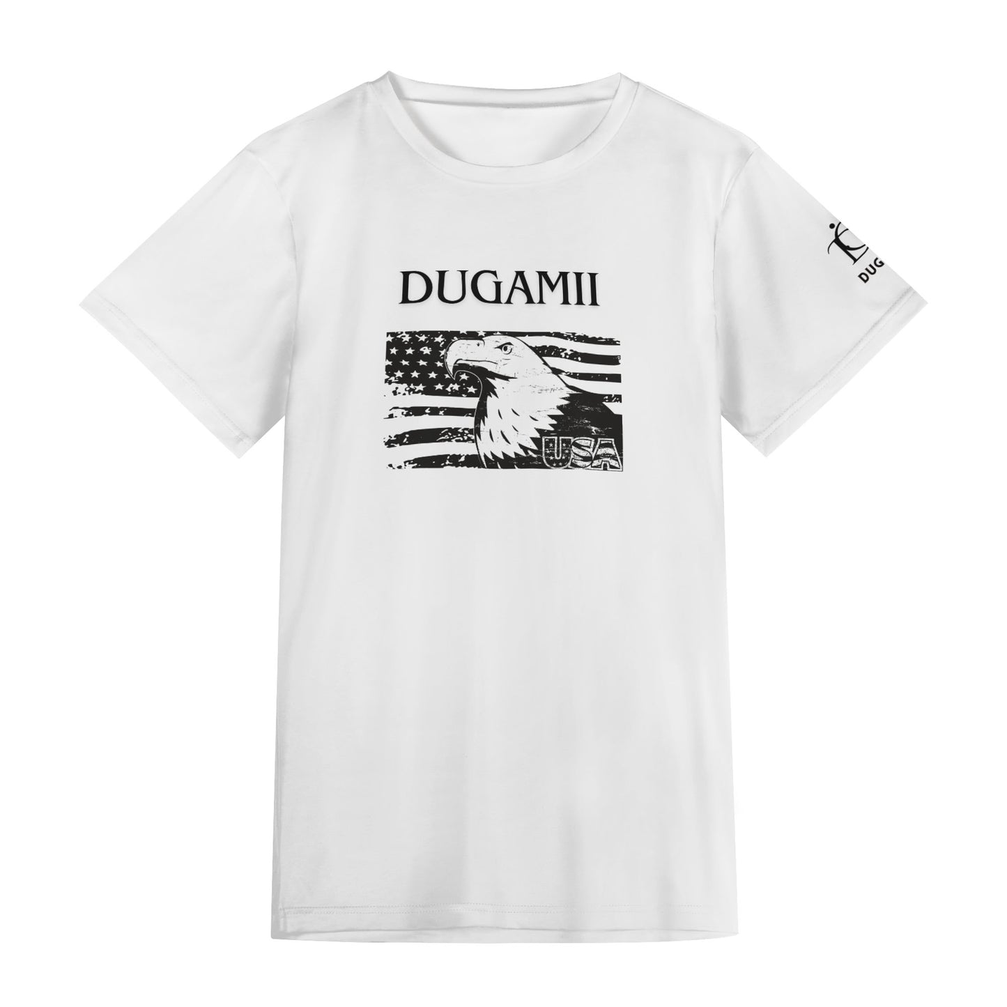 DuGamii Unisex The American Eagle Print Short Sleeve T-Shirt