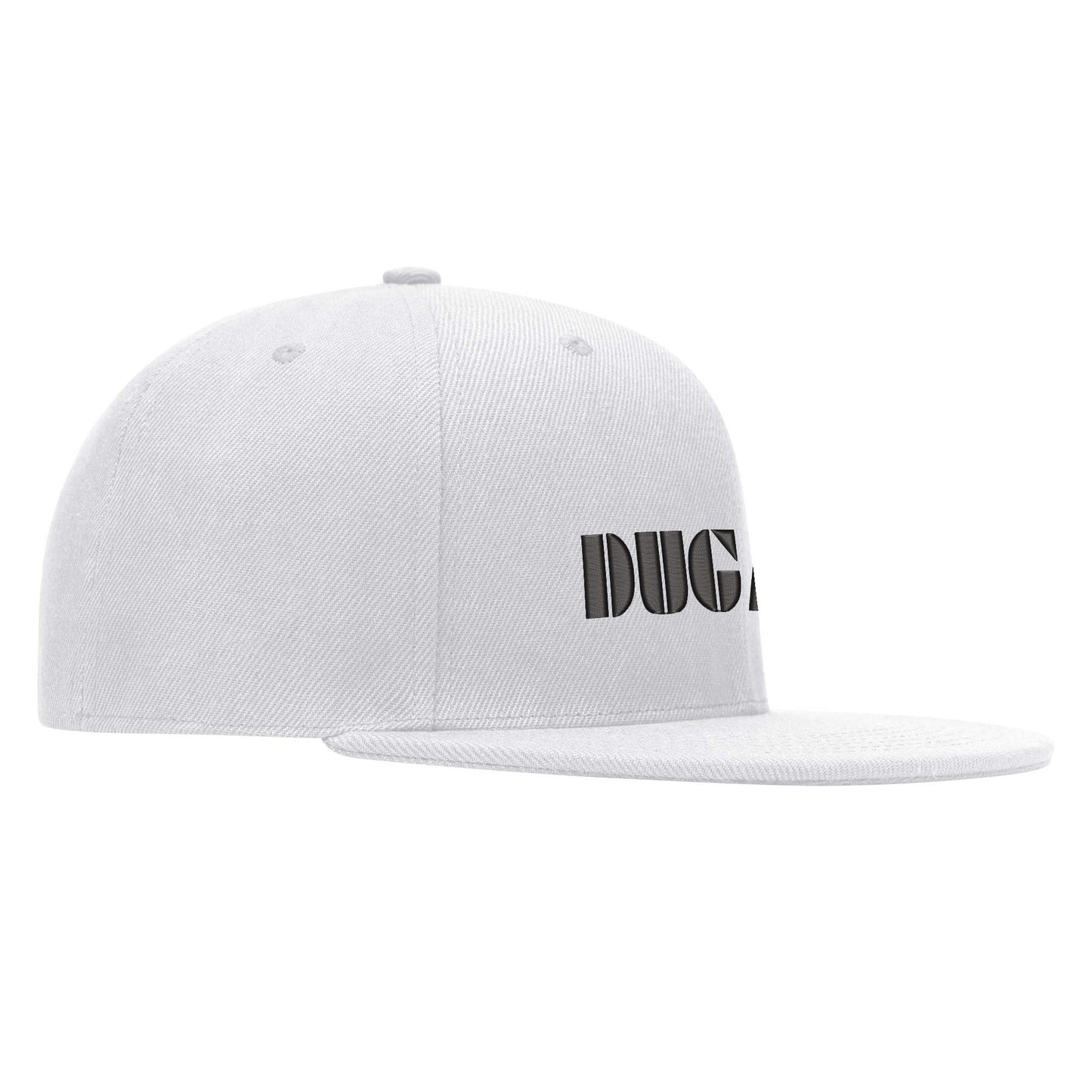 DuGamii Classic White Snapback Hat