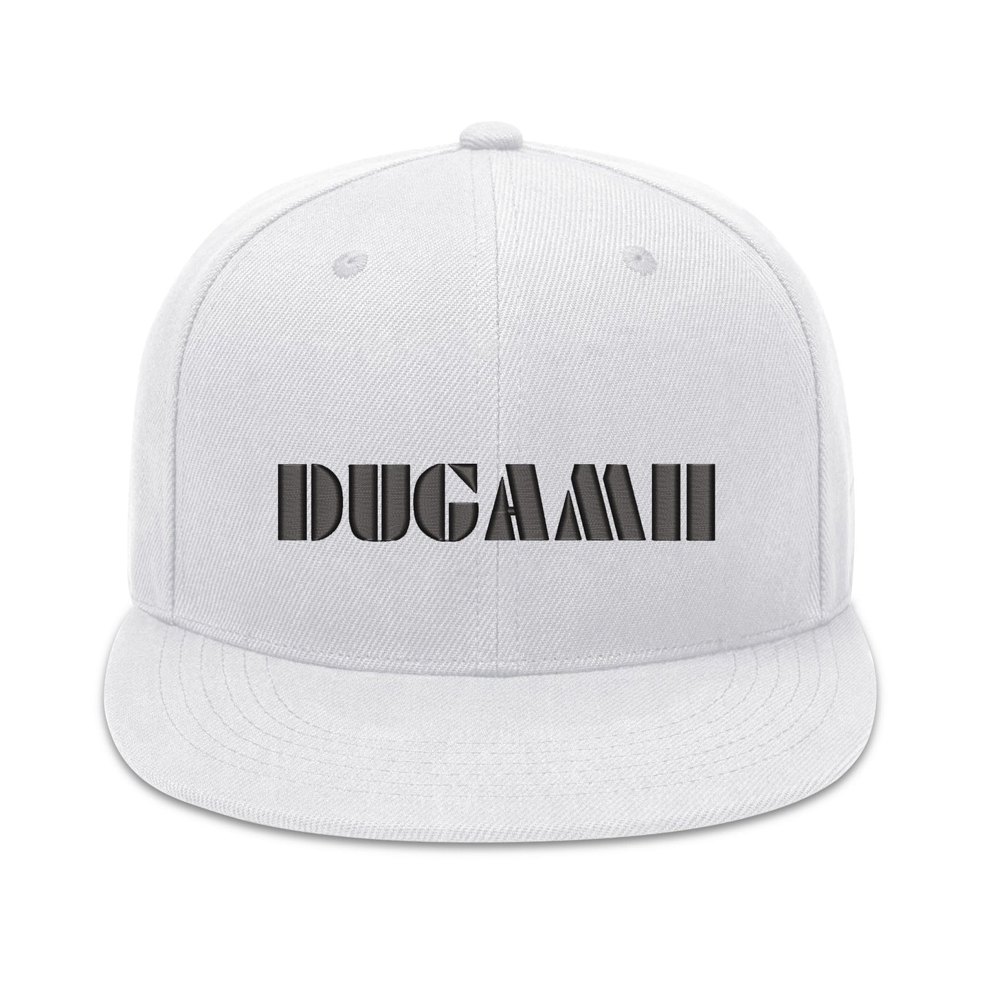 DuGamii Classic White Snapback Hat