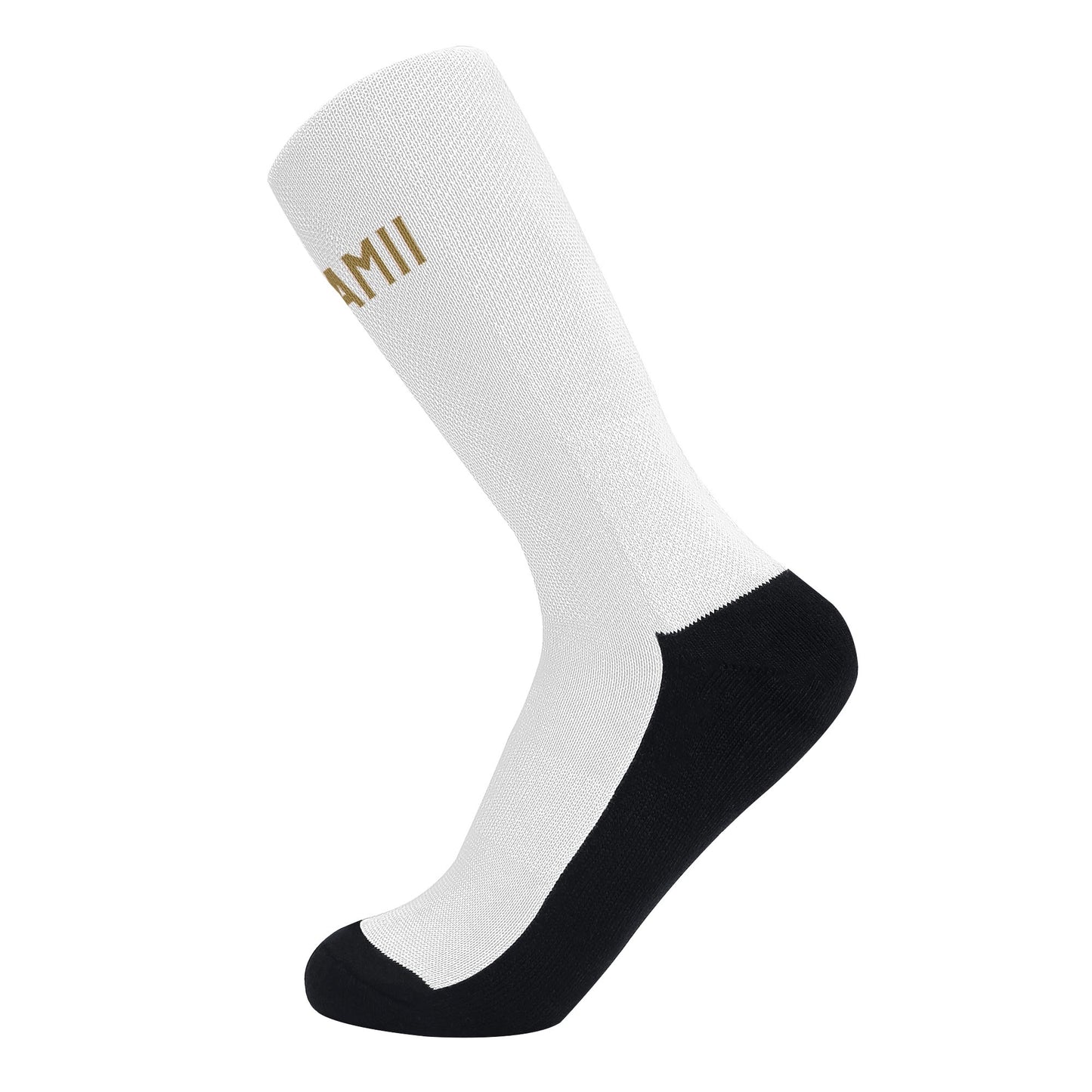 DuGamii White Crew Socks