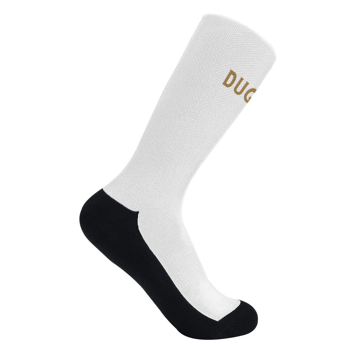 DuGamii White Crew Socks