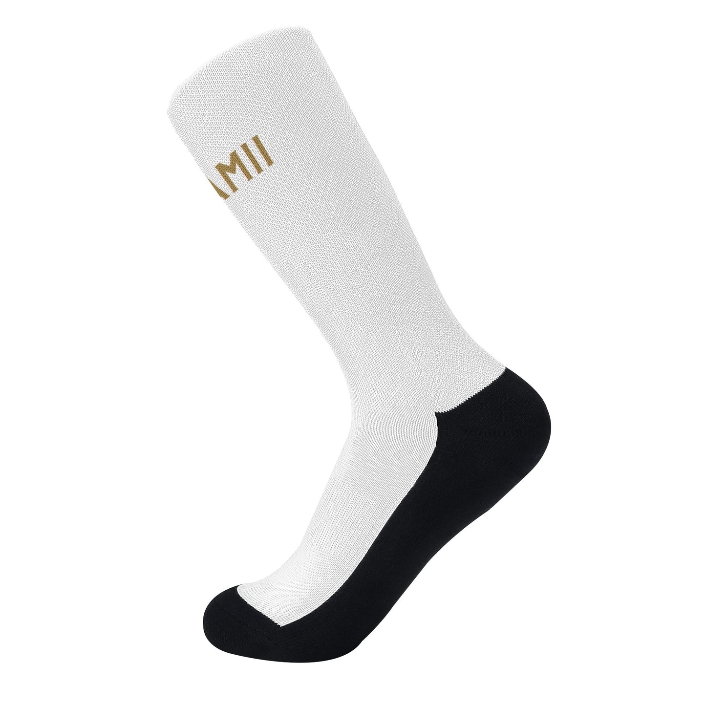 DuGamii White Crew Socks