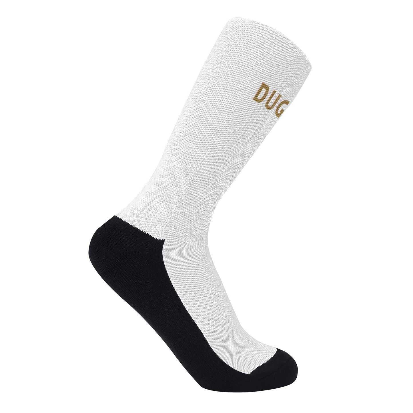 DuGamii White Crew Socks