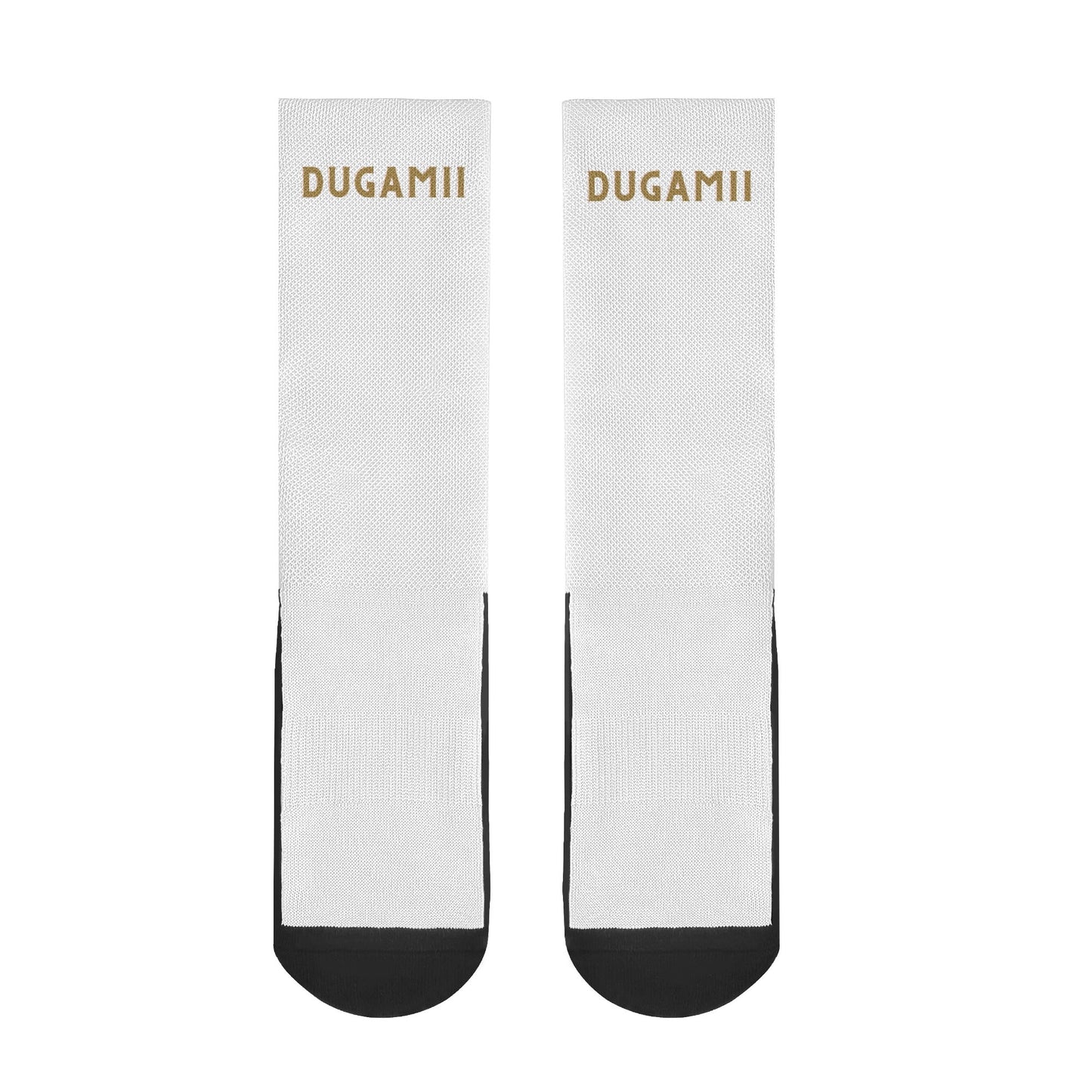 DuGamii White Crew Socks