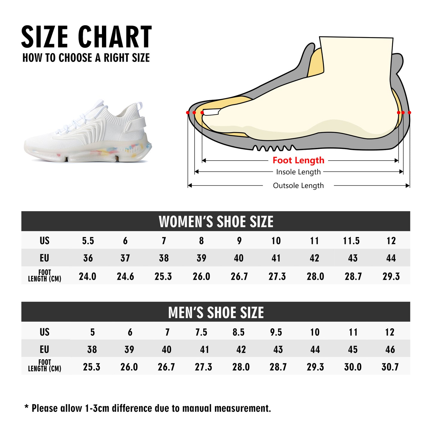 Womens White Air Heel React Running Shoes