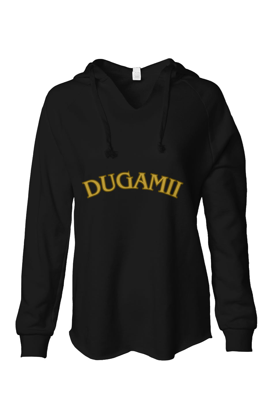 Women's DuGamii Black Hooded Sweatshirt