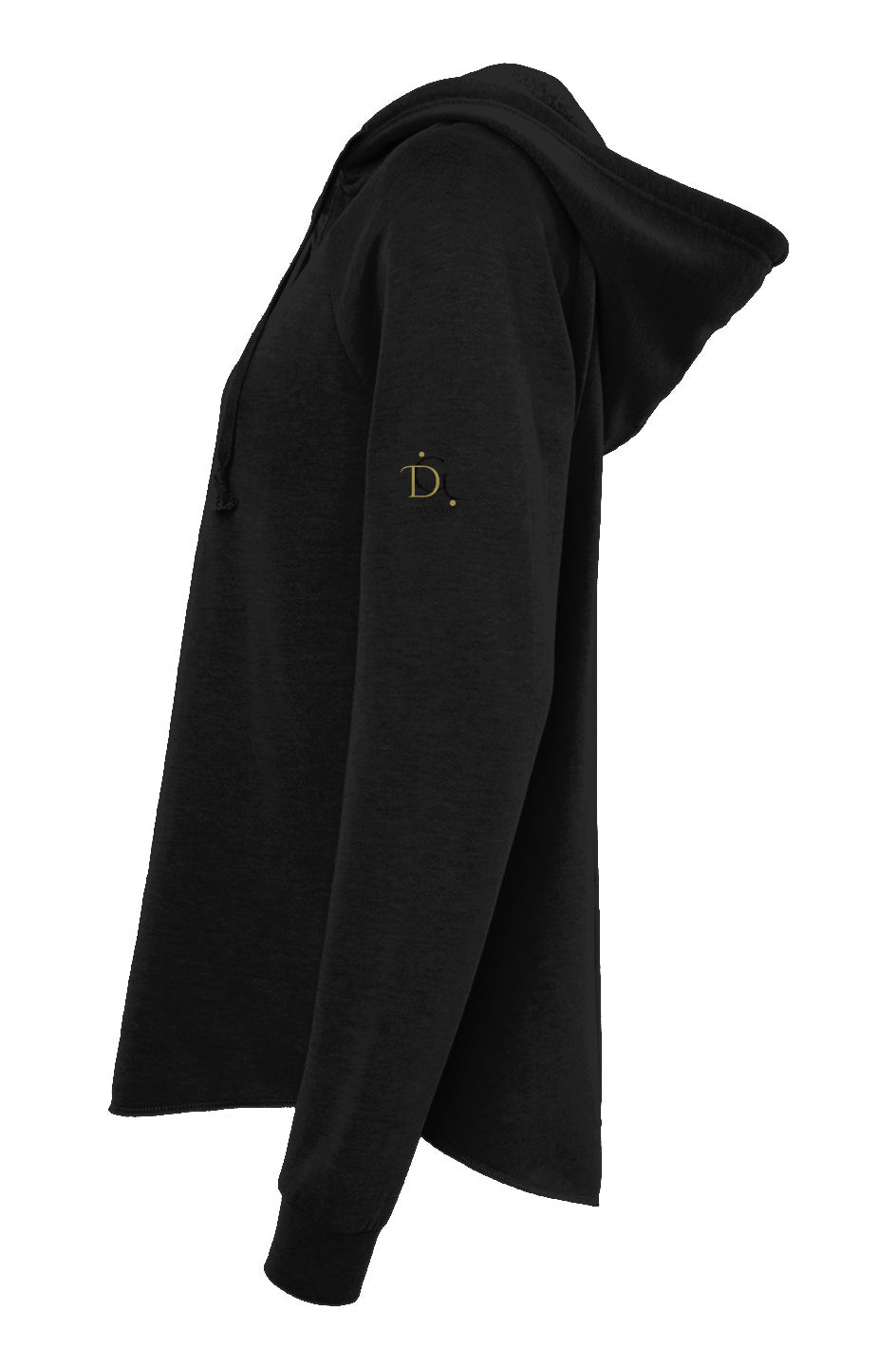 Women's DuGamii Black Hooded Sweatshirt