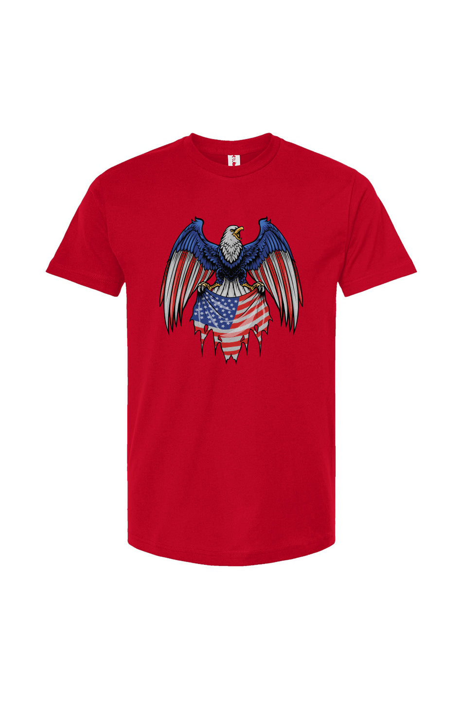 DuGamii Unisex "Eagle of America" Red T Shirt