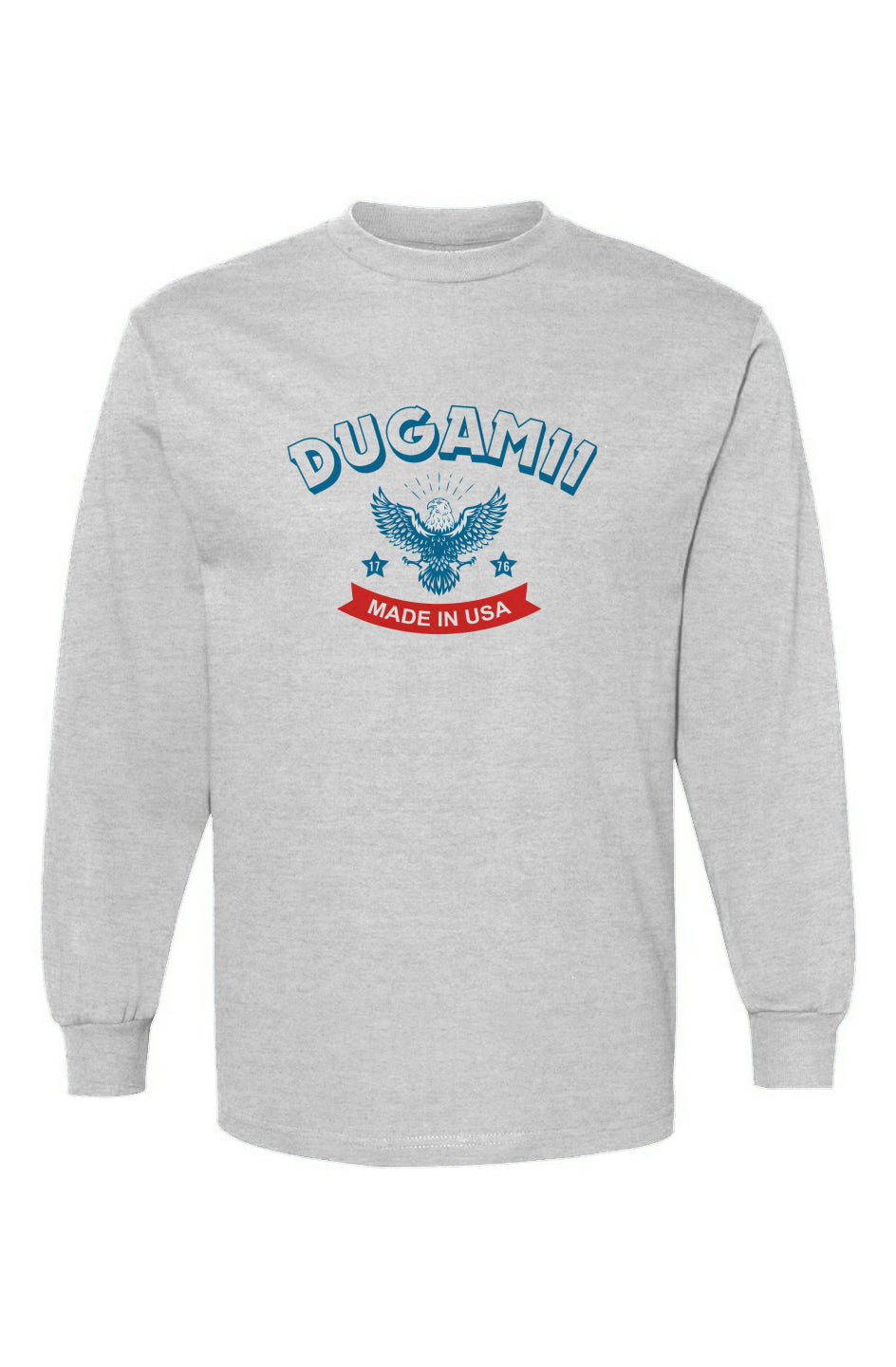 DuGamii Unisex Heavyweight Cotton Long Sleeve Made In USA T-Shirt