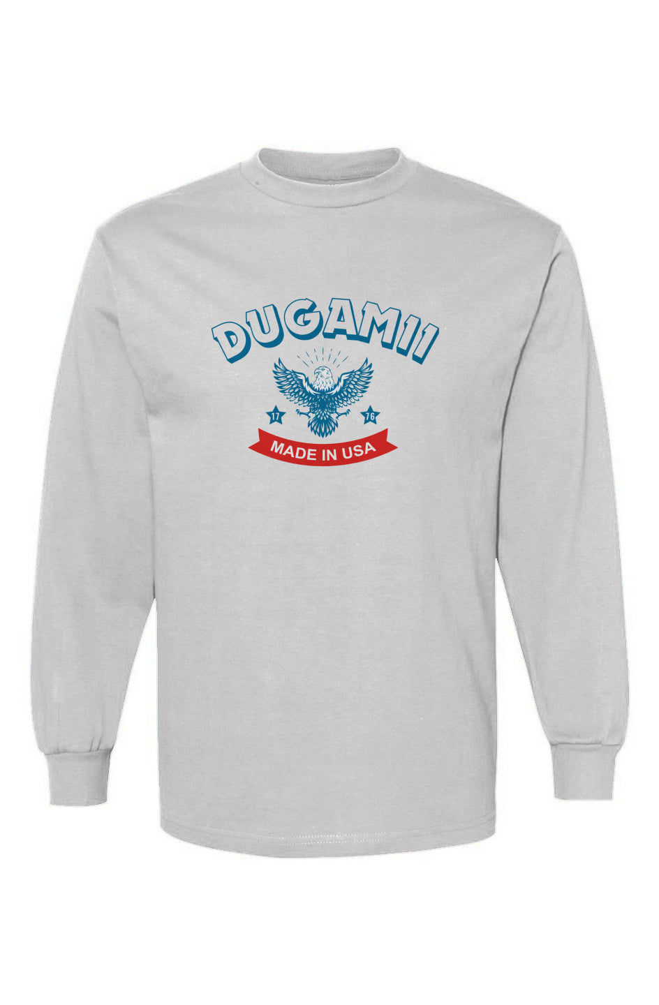 DuGamii Unisex Heavyweight Cotton Long Sleeve Made In USA T-Shirt