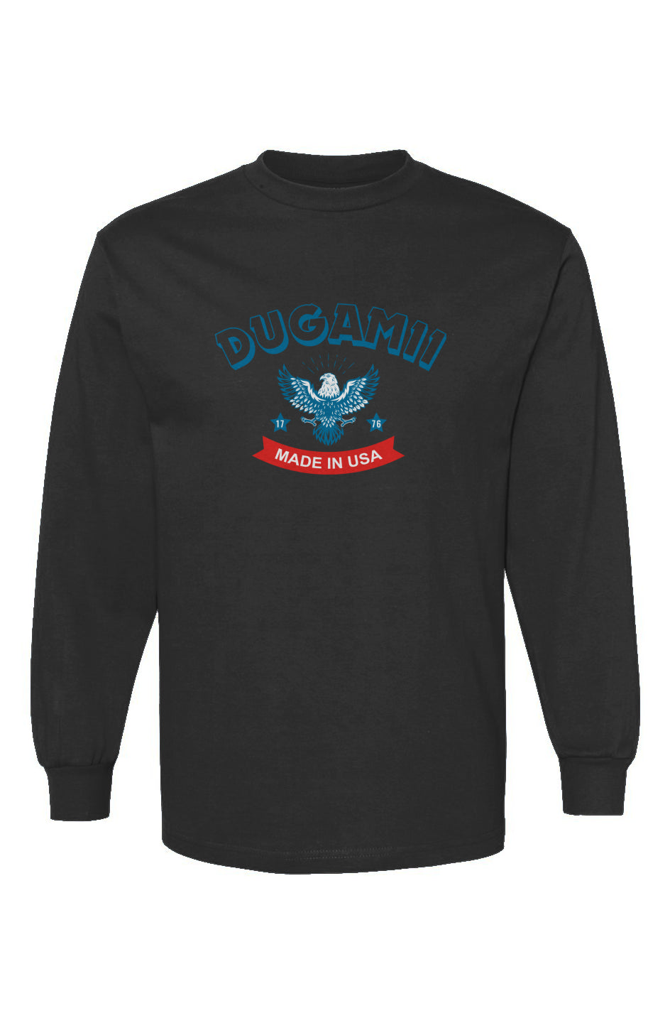 DuGamii Unisex Heavyweight Cotton Long Sleeve Made In USA T-Shirt