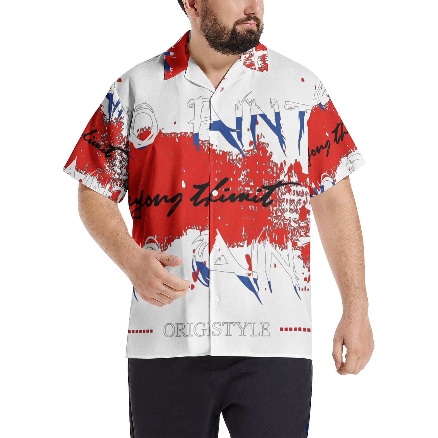 Men's Hawaiian Shirt Short Sleeve Button Down Shirt